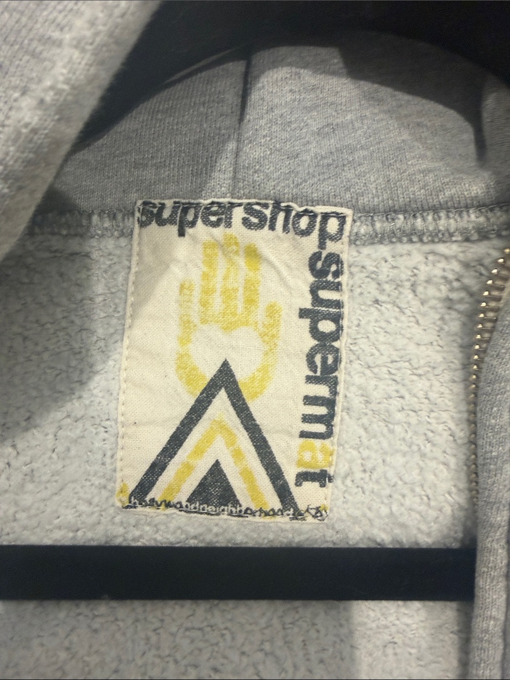 Free City Grey Zip Up Hoodie - Picture 4 of 4